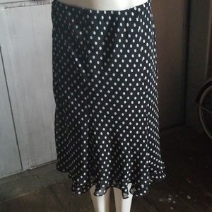 Polka dotted skirt